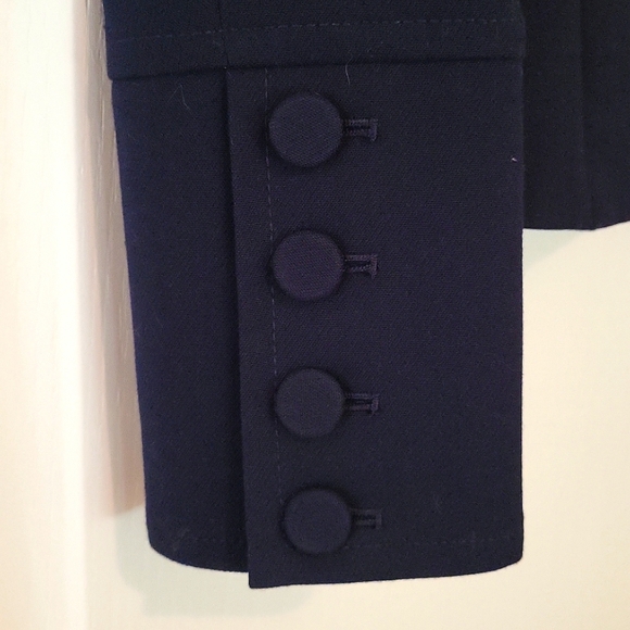 Loft Size 8 Navy Heavy Shacket NWOT - Picture 2 of 6